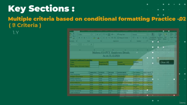 Advanced Usage of Conditional Formatting in MS Excel - 2025 – Screenshot 1