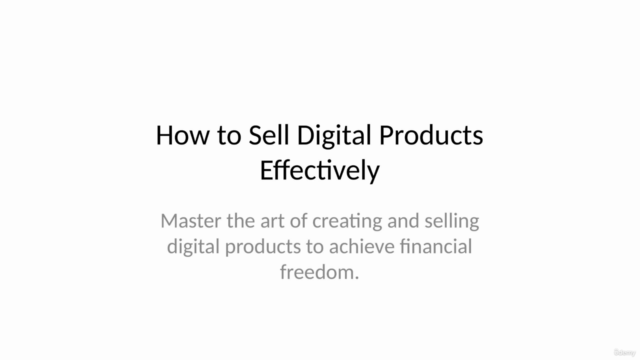 Sales Masterclass: How to Sell Digital Products – Screenshot 1