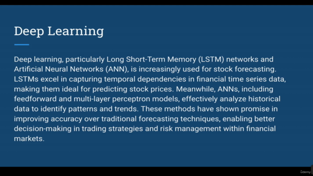 Machine Learning for Quant Finance and Algorithmic Trading – Screenshot 3
