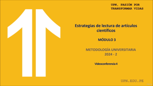 METODOLOGIA UNIVERSITARIA UPN – Screenshot 1