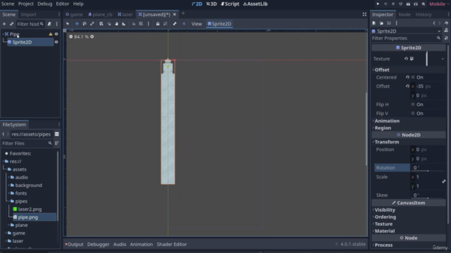 Learn 2D Game Development: Godot 4.3+ & C# from Scratch – Screenshot 1