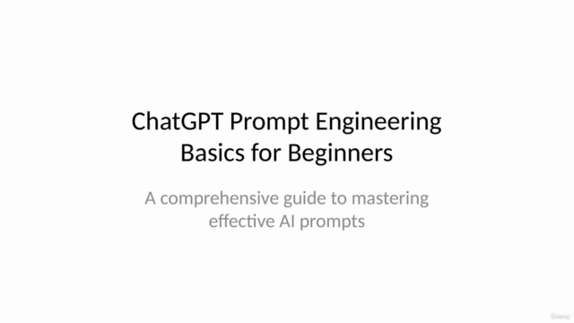 ChatGPT Guide: Prompt Engineering Basics for Beginners – Screenshot 1