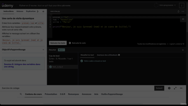 Python en 2 heures : tout ce qu’il faut pour être autonome – Screenshot 4