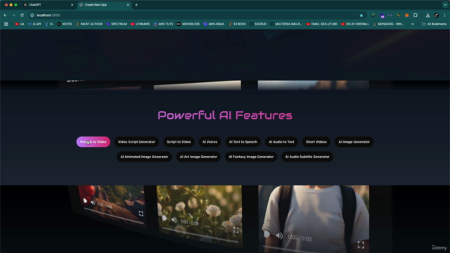 AI Short Video Generator SaaS with NextJs TypeScript – Screenshot 1