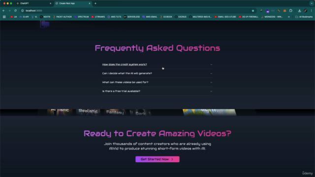 AI Short Video Generator SaaS with NextJs TypeScript – Screenshot 2