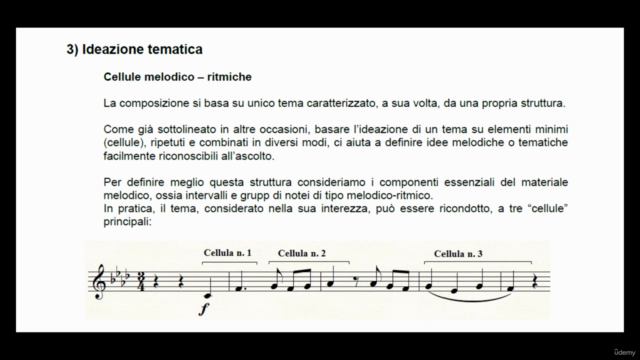 Musica applicata e unità formale – Screenshot 2