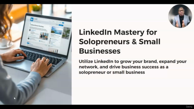 LinkedIn Mastery for Solopreneurs & Small Businesses 2025 – Screenshot 1