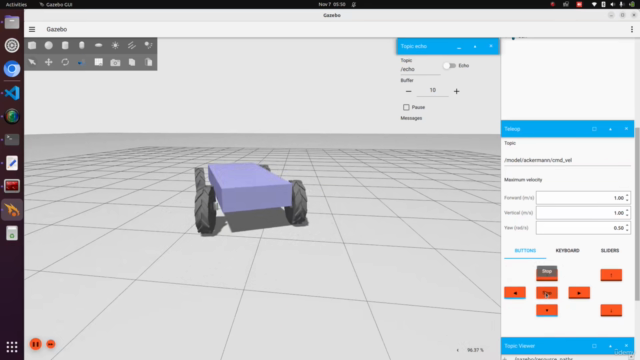 Simulación de robots y sensores en Ignition Gazebo y ROS 2 – Screenshot 4