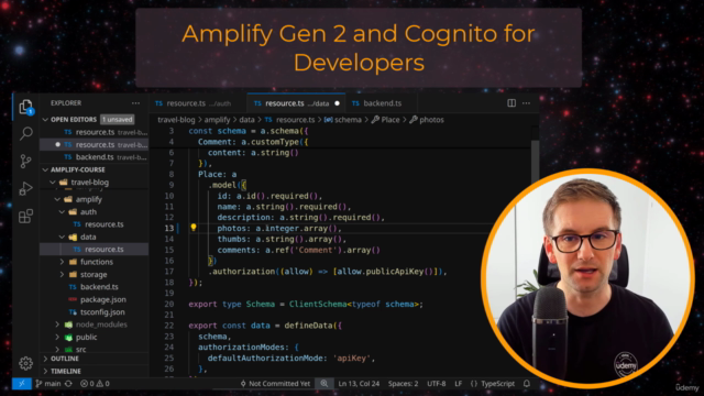 AWS Amplify Gen 2 and AWS Cognito for Developers-TypeScript – Screenshot 2