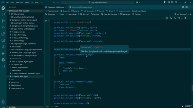 2025 Master LangGraph and LangChain with Ollama- Agentic RAG – Screenshot 4
