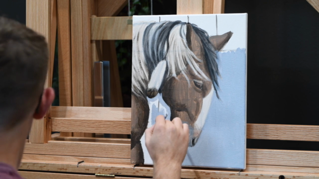 How to Paint a Horse Step by Step with James Corwin – Screenshot 3
