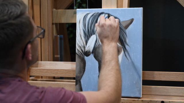 How to Paint a Horse Step by Step with James Corwin – Screenshot 4