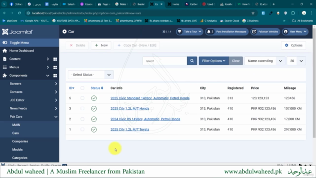How to create Joomla Extensions (Component, Module, Plugin) – Screenshot 1