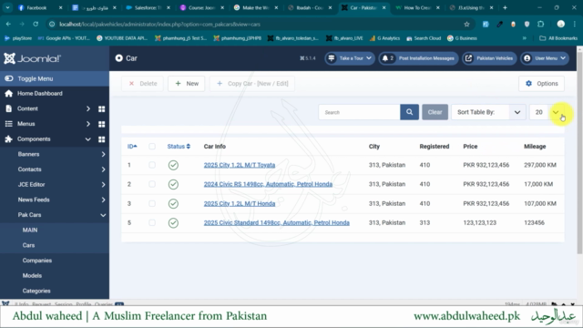 How to create Joomla Extensions (Component, Module, Plugin) – Screenshot 2