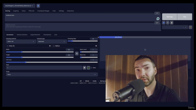 Combining 3D and AI: Blender & Stable Diffusion Workflow – Screenshot 1