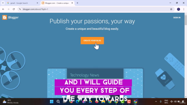 Blogging and Content Marketing with Google Blogger – Screenshot 3