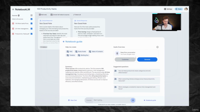 NotebookLM Masterclass: Transform Your Learning with AI – Screenshot 2