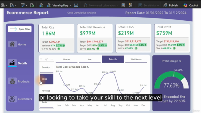 Power BI for Professionals: Master Data Storytelling – Screenshot 1