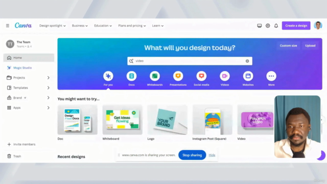 Canva Mastery: Complete Step-by-Step Tutorial for Beginners – Screenshot 1