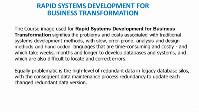 1) Rapid Systems Development for Business Transformation – Screenshot 1