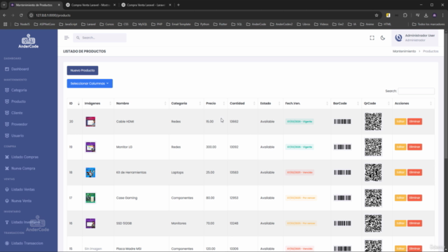 Desarrolla un Sistema de Compra y Venta con Laravel +ChatGPT – Screenshot 1