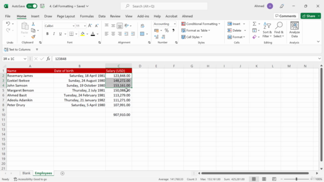 Microsoft Excel - Beginners Introduction to Excel (Volume 2) – Screenshot 4