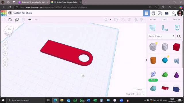 Tinkercad 3D Modeling for Beginners: Create Your Designs! – Screenshot 1
