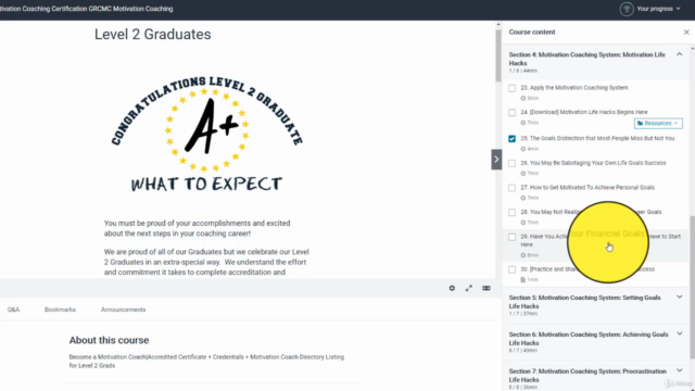 Motivation Coaching Certification GRCMC Motivation Coaching – Screenshot 3