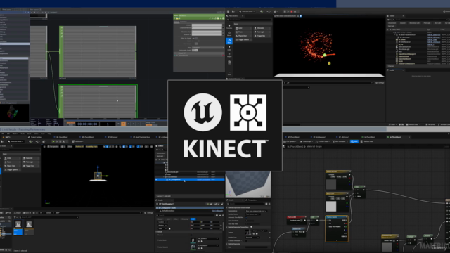Kinect Interactive Physics Installation Masterclass with UE5 – Screenshot 3
