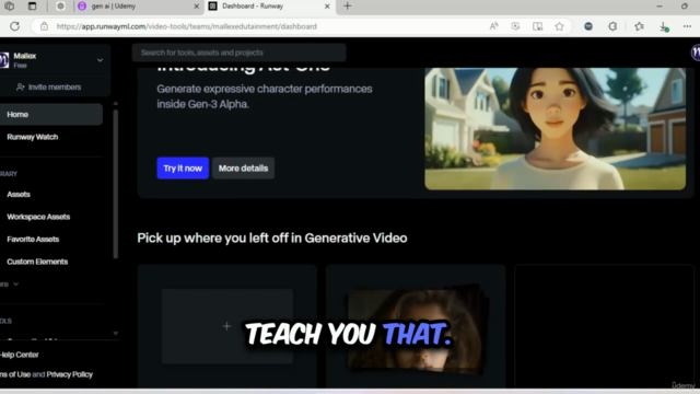 The Generative AI for Midjourney, Invideo AI and Runway ML – Screenshot 1