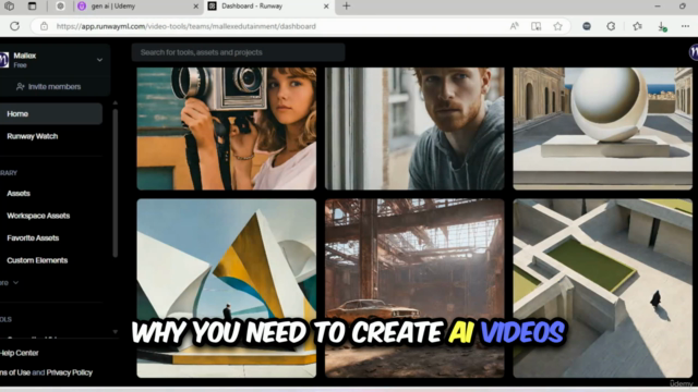 The Generative AI for Midjourney, Invideo AI and Runway ML – Screenshot 3