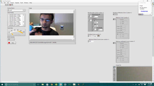 Learn Computer Vision and Image Processing in LabVIEW – Screenshot 1