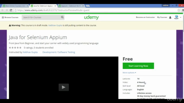 Complete Java for Selenium & Appium – Screenshot 4