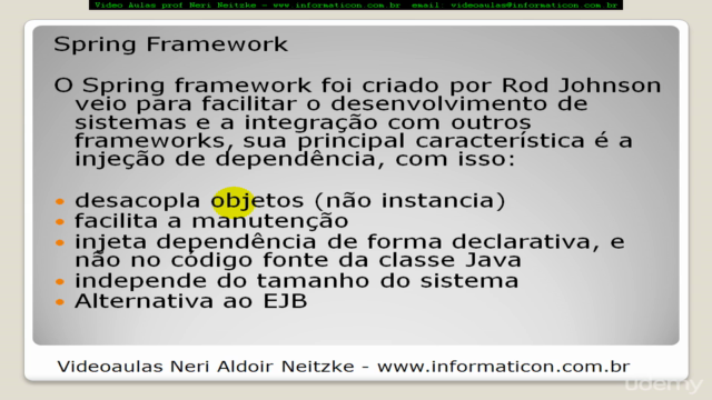 Spring Framework em 125 videoaulas IoC Dependency Injection - Screenshot_01