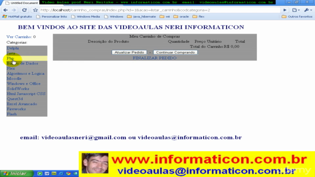 PHP O.O. Loja Virtual, Adodb em 163 videoaulas – Screenshot 3