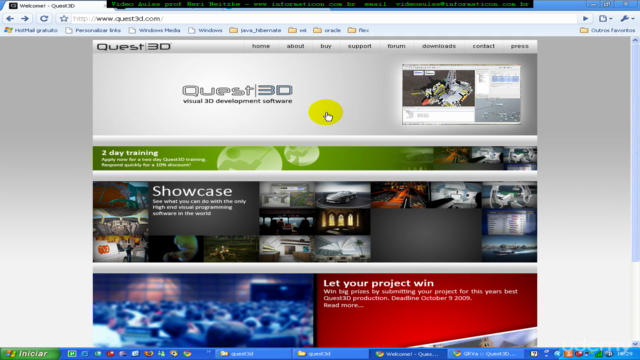 Quest 3D ambientes virtuais, jogos, simuladores – Screenshot 1