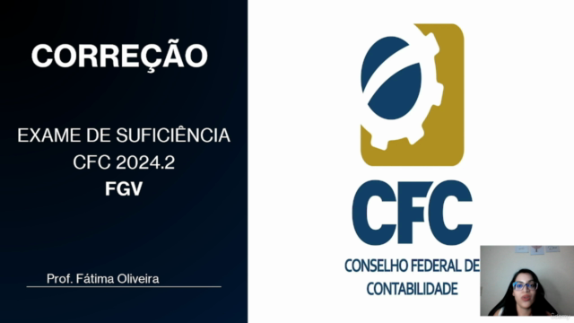 Correção do Exame de Suficiência do CFC 2024.2 FGV – Screenshot 1
