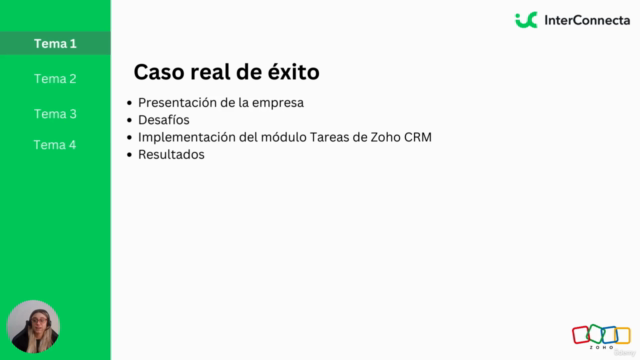 Zoho CRM: Gestión de Tareas y Calendario – Screenshot 1