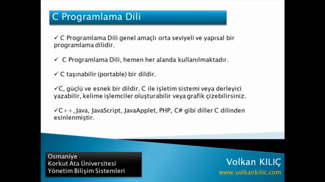 C Programlama Dili – Screenshot 2
