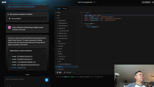 Vibe AI Coding for Beginners using Bolt – Screenshot 1