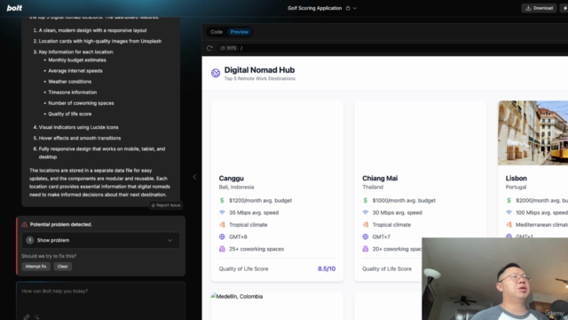 Vibe AI Coding for Beginners using Bolt – Screenshot 2