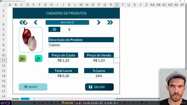 Parte 2 - Formulário de dados com foto no Excel com VBA – Screenshot 1