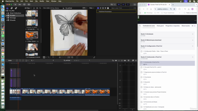 Final Cut Pro (atual 2025) Completíssimo do Zero – Screenshot 1