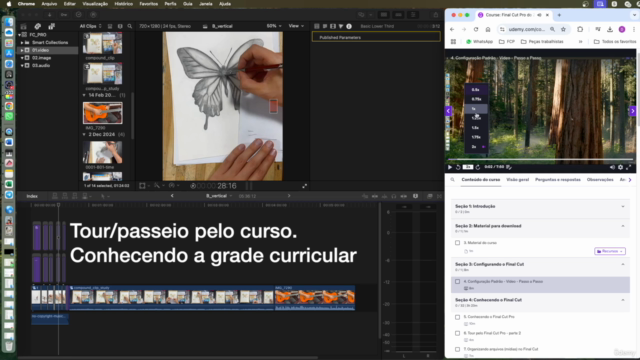Final Cut Pro (atual 2025) Completíssimo do Zero – Screenshot 2