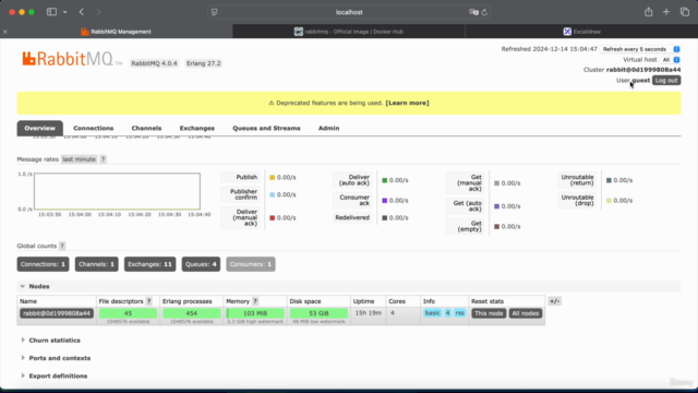 Aprenda a usar RabbitMQ com Go e Docker – Screenshot 2