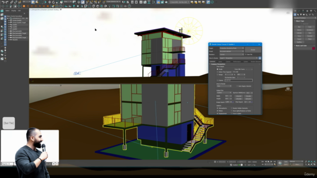 Corona ile Dış Mekan Render & Peyzaj – Screenshot 2