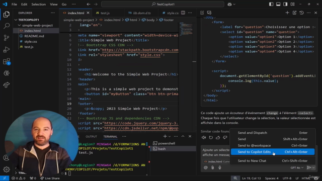 GitHub Copilot : L'IA pour coder plus vite | Cours complet – Screenshot 1