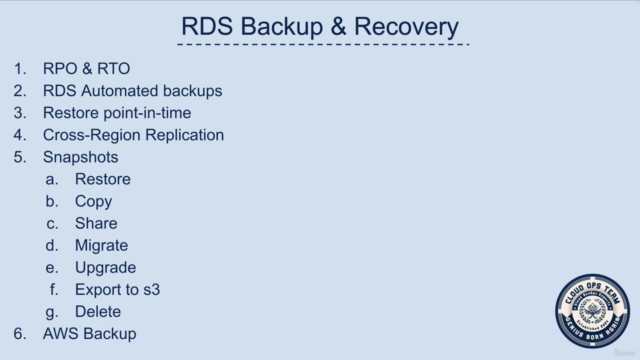 AWS Cloud DBA – Screenshot 3