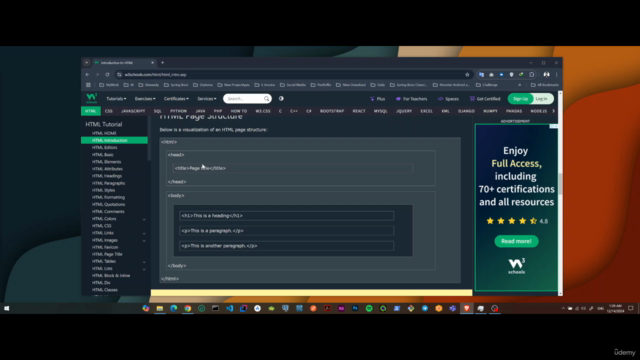 Learn HTML – Full Tutorial [Arabic] – Screenshot 4