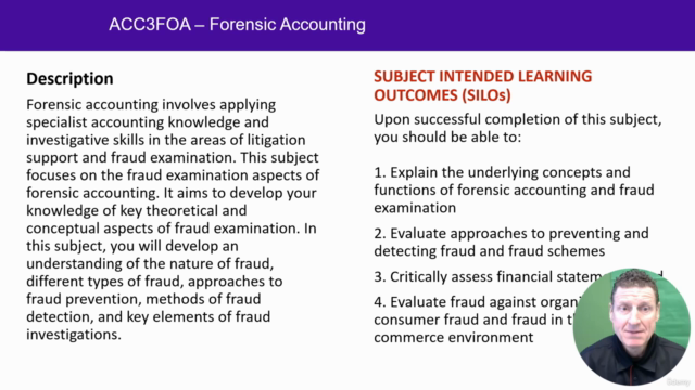 Masterclass in Forensic Accounting – Screenshot 1